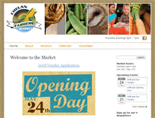 Tablet Screenshot of chelanfarmersmarket.org